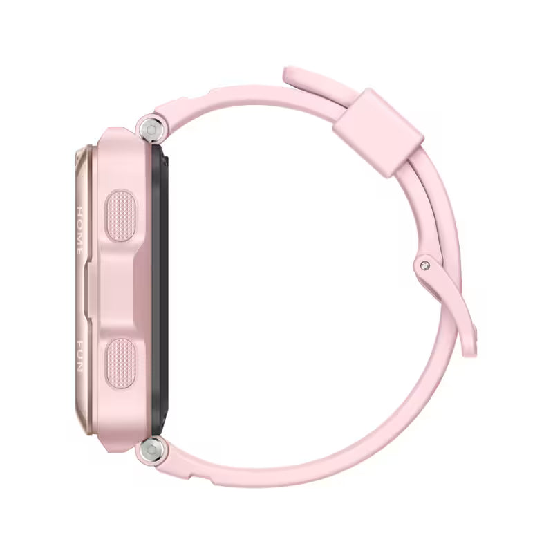 Two Huawei Watch Kids 4 Pro blue edition, angled display views.